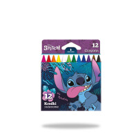 Kredki Świecowe 12 Kolorów Disney Stitch Blue - STITCH
