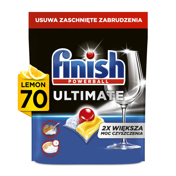 Finish Tabletki Do Zmywarki Ultimate All-In-1 70 Lemon - Finish