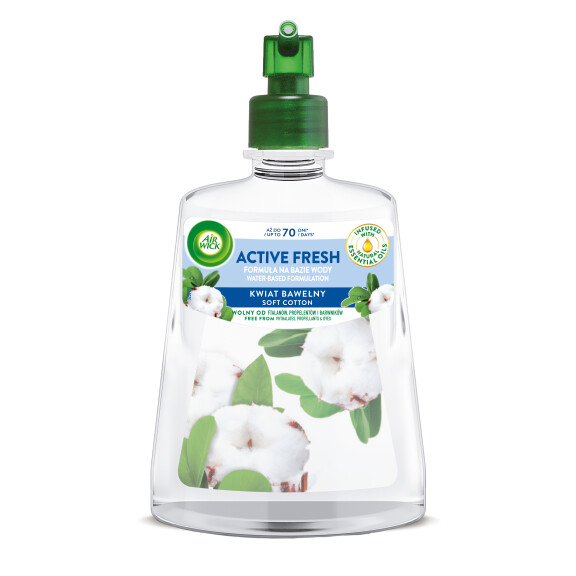 Air Wick Active Fresh Wkład Kwiat Bawełny/Fresh Cotton 228 Ml - Air Wick