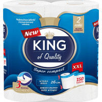 King Ręcznik Papierowy Super Compact 2 Rolki 3-Warstwowy - KING