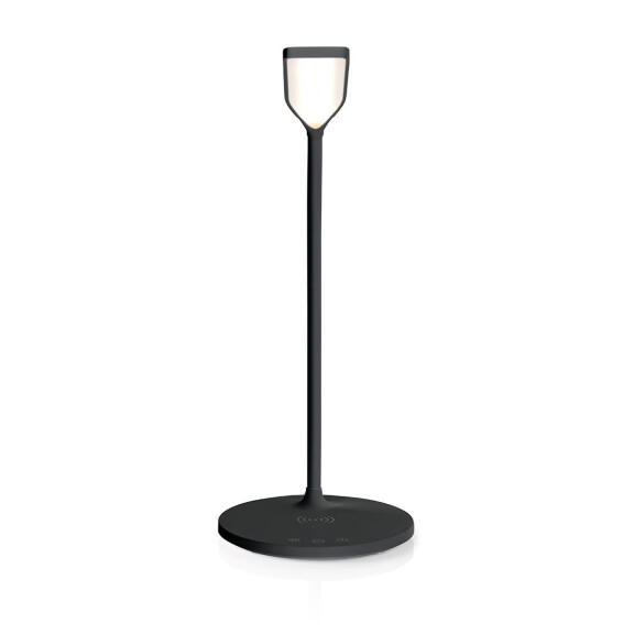 Lampka Biurowa Led Z Ładowarką Bezprzewodową Ltlgq3M2Bk - Nedis