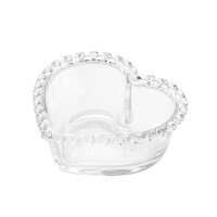 Salaterka Szklana Serce 13,5X11,5 Cm Love Altom Design - ALTOM DESIGN