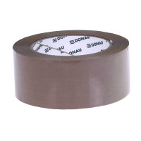 Taśma Pakowa Donau Hot-Melt 48Mm 132M Brązowa - DONAU