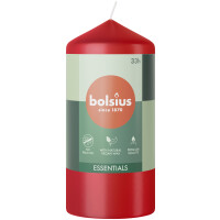 Świeca Pieńkowa 120/58 Essentials Delikatna Czerwień - Bolsius