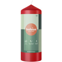 Bolsius Świeca Pieńkowa 150/58 Essentials Delikatna Czerwień - Bolsius