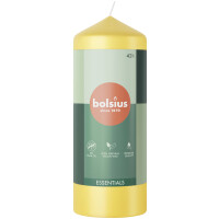 Bolsius Świeca Pieńkowa 150/58 Essentials Słoneczny Żółty - Bolsius