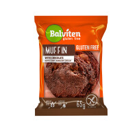 Balviten Muffin Ciemny Z Kawałkami Czekolady 65G. Produkt Bezglutenowy - Balviten