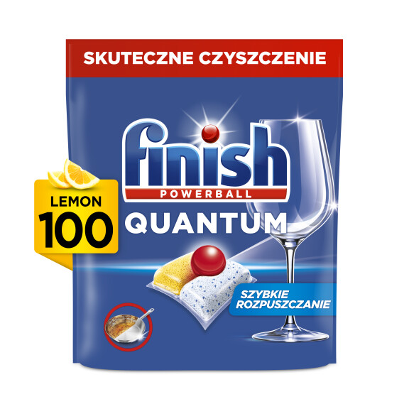 Finish Tabletki Do Zmywarki Quantum All-In-1 100 Lemon - Finish