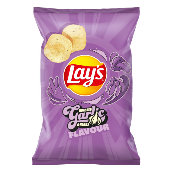 Lay's Chipsy Roasted Garlic & Herbs 130 G - Lay's