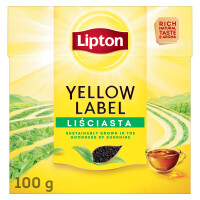 Lipton Yellow Label Herbata Czarna Liściasta 100 G - LIPTON