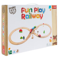 Zabawki Drewniane - Fun Play Railway - Trefl