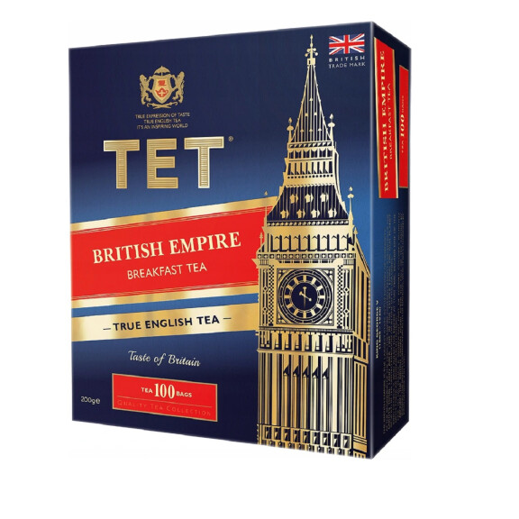 Tet Miesznka British Empire Black Tea 100 Torebek X 2G - TET