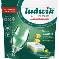 Ludwik All In One Tabletki Do Zmywarek Lemon 80 Szt. Doypack - Ludwik