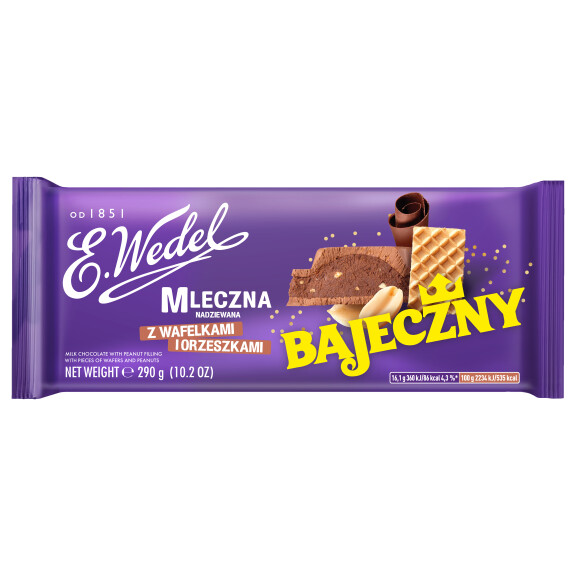 E. Wedel Czekolada Mleczna Bajeczny 290G - Wedel