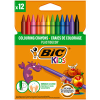 Bic Kids Plastidecor Kredki Świecowe Opakowanie 12 Sztuk - BiC Kids ®