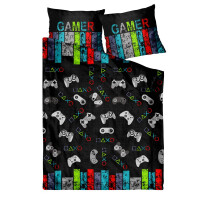 Komplet Pościeli Bawełnianej Bielbaw 160X200 Cm Gamer - BIELBAW