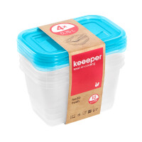 Zestaw 4 Pojemników Fredo Fresh 0,75 L Keeeper - keeeper