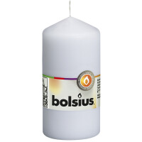 Bolsius Świeca Pieńkowa 120/58 Biała - Bolsius