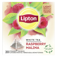 Lipton Piramidki Malina Biała 20Tb - LIPTON