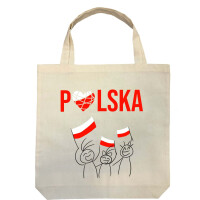 Greenbag Torba Wielokrotnego Użytku Z Bawełny Naturalnej 45X45X8 Cm Polska Mix Wzorów - Greenbag