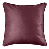 Poduszka Dekoracyjna Velvet 45X45 Cm , Kolor Bordowy . - Mistral Home