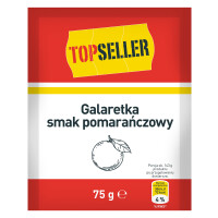 Topseller Galaretka Smak Pomarańczowy 75G - Topseller