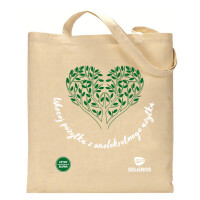 Greenbag Torba Wielokrotnego Użytku Z Bawełny Z Logo 45X45X10 Cm - Greenbag