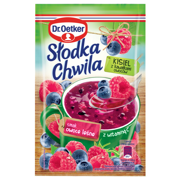 Dr. Oetker Słodka Chwila Kisiel Owoce Leśne Z Owocami 31,5G - Dr. Oetker