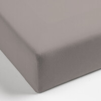 Prześcieradło Bawełniane Z Gumką 90X200X30 Cm Jasno Szare - Mistral Home