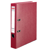 Segregator Herlitz A4 5,5 Cm Czerwony Q.file - HERLITZ