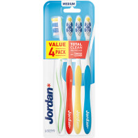 Jordan Szczoteczka Do Zębów Total Clean Medium 4-Pack - Jordan
