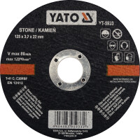 Yato Tarcza Do Cięcia Kamienia 125X3,2X22 Mm - YATO