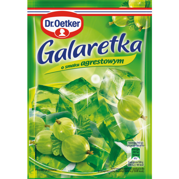 Dr. Oetker Galaretka O Smaku Agrestowym 72 G - Dr. Oetker
