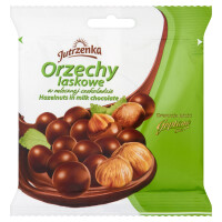 Jutrzenka Orzechy Laskowe W Mlecznej Czekoladzie 80 G - Jutrzenka