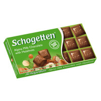 Schogetten Alpine Milk With Hazelnuts 100G - SCHOGETTEN