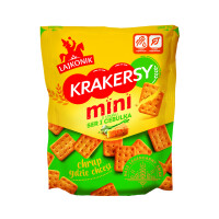 Mini Krakersy Ser I Cebula 100G - Lajkonik
