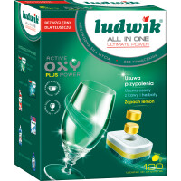 Ludwik All In One Tabletki Do Zmywarek Ultimate Power 120 Szt. - Lemon - Ludwik