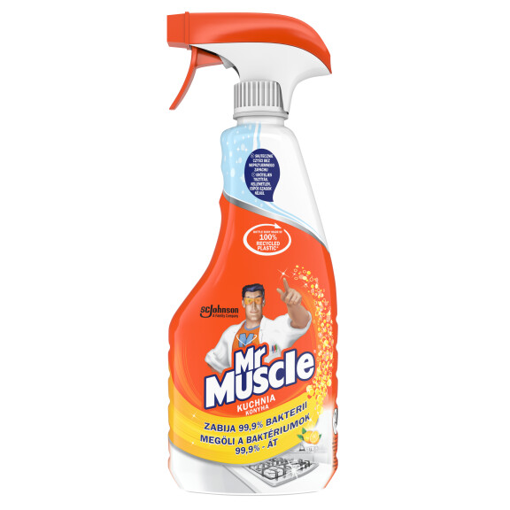 Mr Muscle® Kuchnia - Płyn Do Czyszczenia I Dezynfekcji Kuchni O Zapachu Cytrynowym 500Ml - Mr Muscle