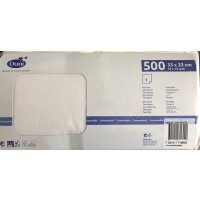 Duni Serwetki 1 Warstwowe 33X33 Cm Biały 500 Szt. - Duni