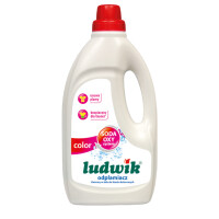 Ludwik Color Odplamiacz Tlenowy W Żelu Do Tkanin Kolorowych 1L - Ludwik