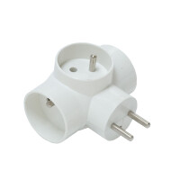 Rozgałęźnik Potrójny Z Uziemieniem Dg-Zf01/03 - Ecoline