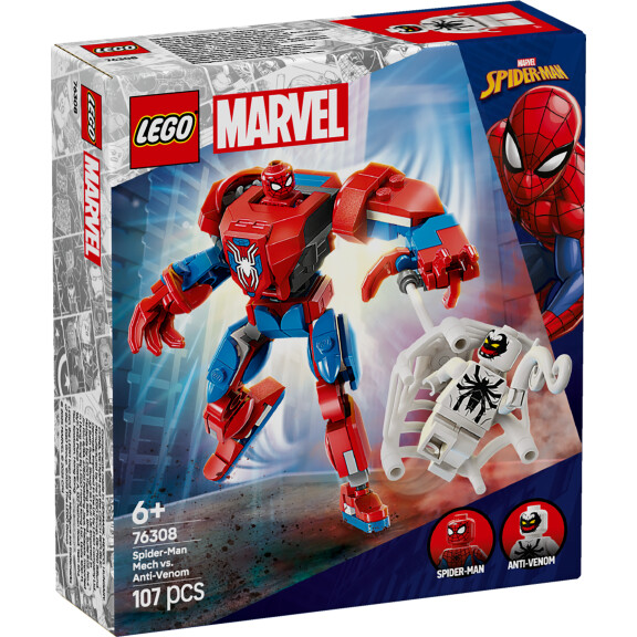 Lego 76308 Mech Spider-Mana Kontra Anti-Venom - Super Heroes