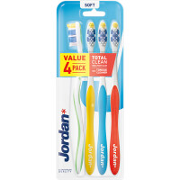 Jordan Szczoteczka Do Zębów Total Clean Soft 4-Pack - Jordan
