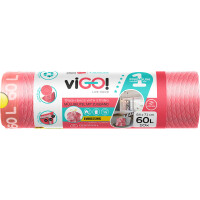 Vigo! Eko Worki Ld Z Taśmą 4 Seasons Original Truskawka 60 L 10Szt - viGO!