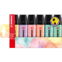 Zakreślacz Stabilo Boss Original Pastel Etui 6 Szt. - STABILO