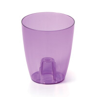 Osłonka Storczykowa Coubi Duow130P Śr. 13 Cm Fioletowy Transparent - PROSPERPLAST