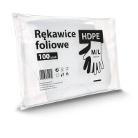 Hdpe Rękawiczki Foliowe M/L 100Szt - HDPE