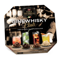 Praliny Edle Tropfen In Nuss Gin & Whisky Club 200G Trumpf - TRUMPF