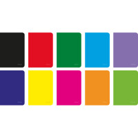 Zeszyt Herlitz Rainbow A5 96K Kratka Z Marginesem - HERLITZ