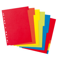 Przekładki A4 Do Segregatora Kartonowe Herlitz 10 Sztuk Intensiv - HERLITZ